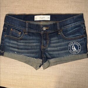 Gilly Hicks Sydney Sailing Team denim cut-off shorts Cheeky Mini Micro 2/26